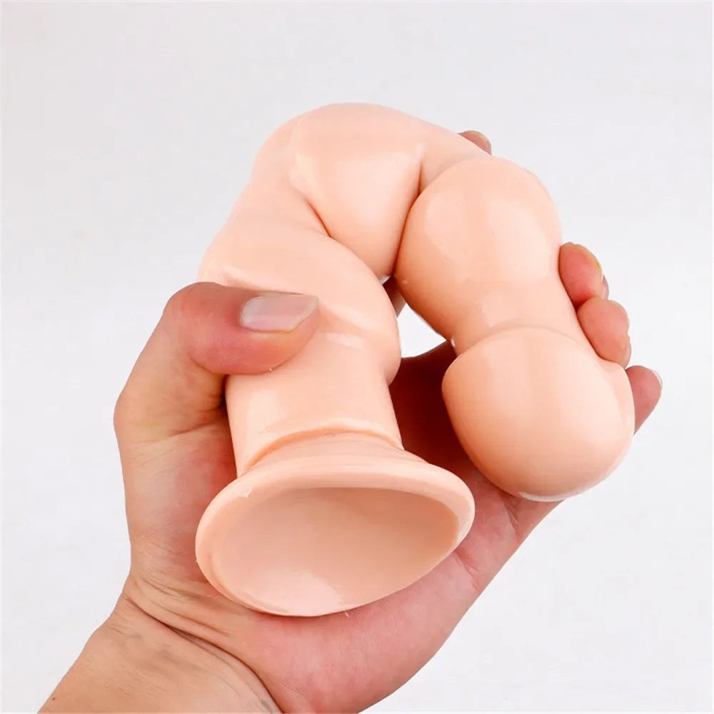 24CM Big Strong Suction Beads Dildo Butt Ball Anal Plug Toys for Women Men Adult Product Sex Shop