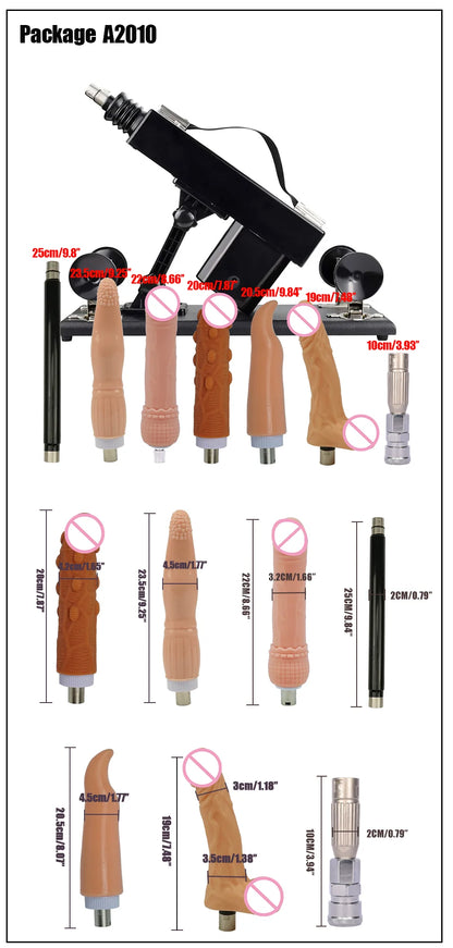 ROUGH BEAST A2 automatic sex machine sex toy vibrator with different dildos and anal ,masturbation machine for Women and men