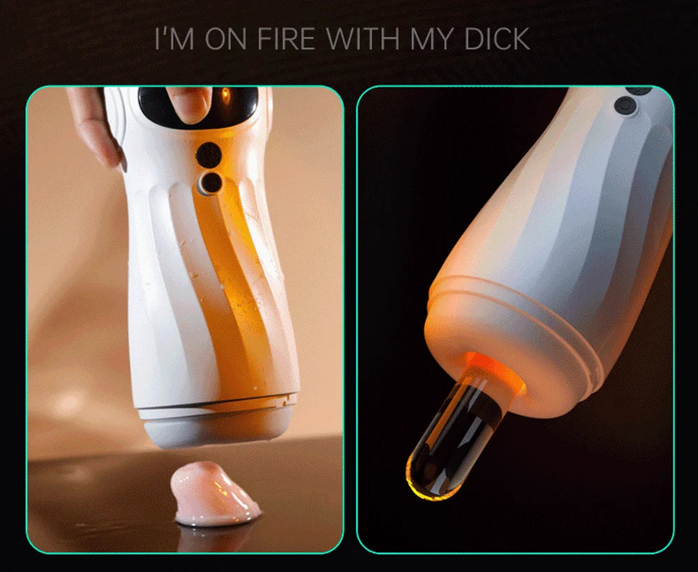 APP Remote Automatic Sucking Male Masturbator Cup Real Vagina Vibration Blowjob Masturbation Heated Sex Machines Toys For Man