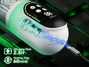 4in1 LCD Automatic Male Masturbator Thrusting Rotating Sucking Masturbation Cup Blowjob Penis Pump Pocket Pussy Sex Toys for Man