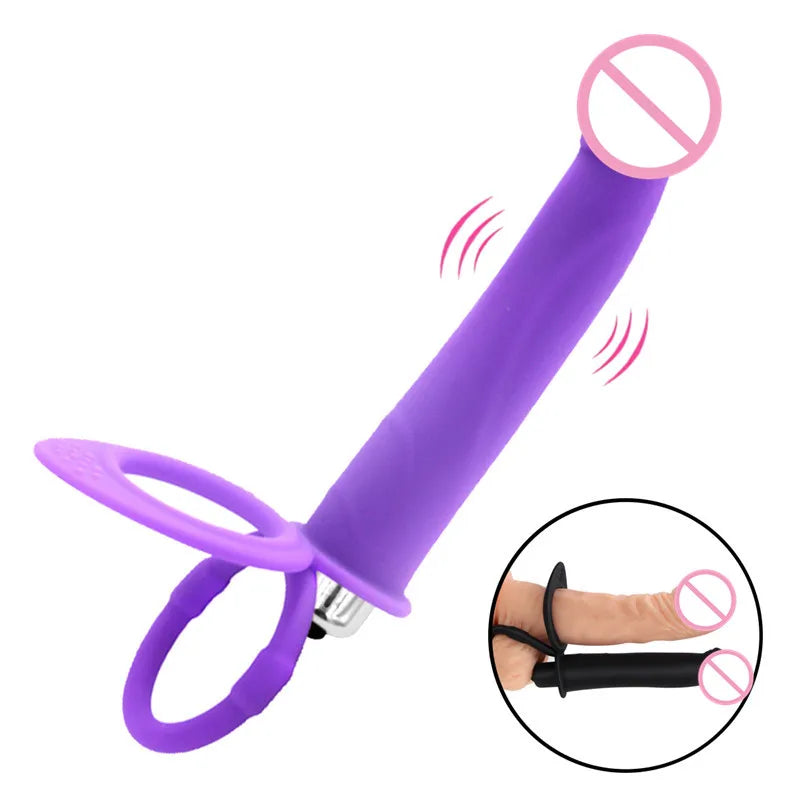 Strapon Double Penetrator Straps on Dildo Anal Butt Plug Penisring Sexspielzeug für Erwachsene Sexprodukt für Frauen Realistischer Dildo