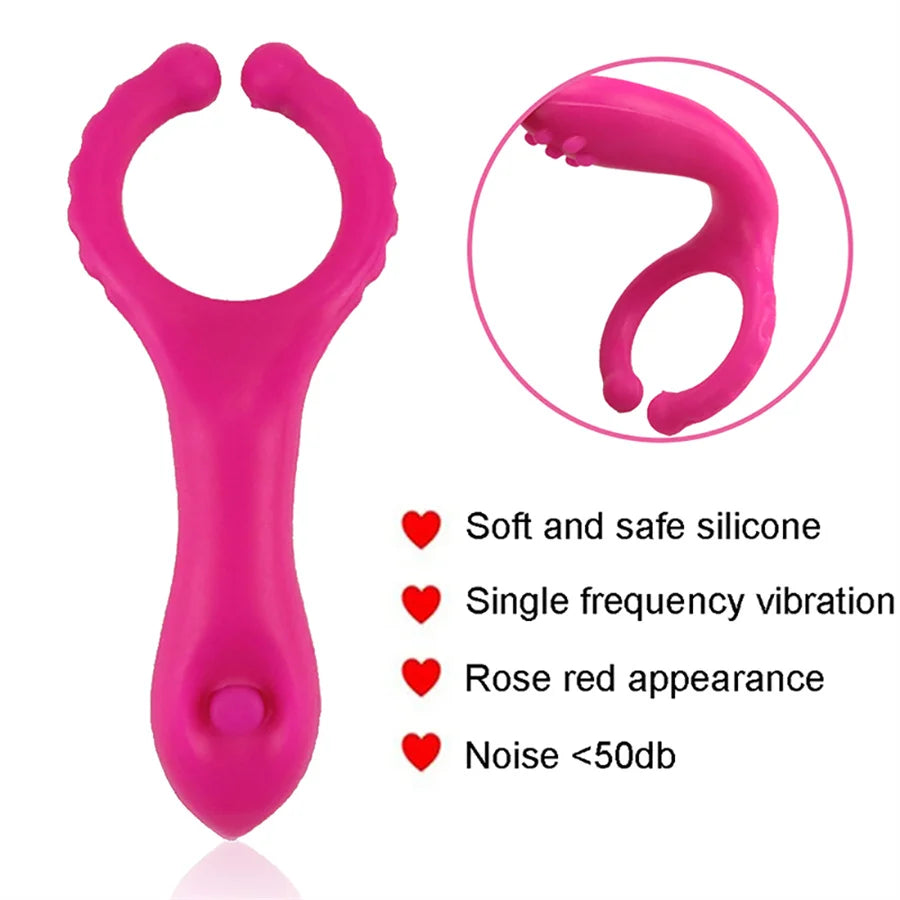 Vibrator Klitoris Stimulator Penisring Butt Plug Sexspielzeug für Männer Frauen Nippel Vagina Massage Flirten Erotisches Produkt für Paare