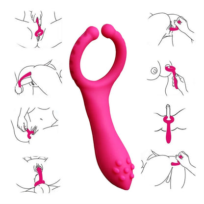 Vibrator Klitoris Stimulator Penisring Butt Plug Sexspielzeug für Männer Frauen Nippel Vagina Massage Flirten Erotisches Produkt für Paare