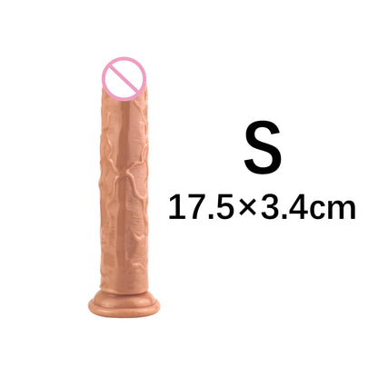 XS/S/M/L/XL/XXL Durchscheinender, weicher Jelly-Großdildo, realistischer, gefälschter Penis, Analplug, Sexspielzeug für Frauen und Männer, Vagina, Analmassage